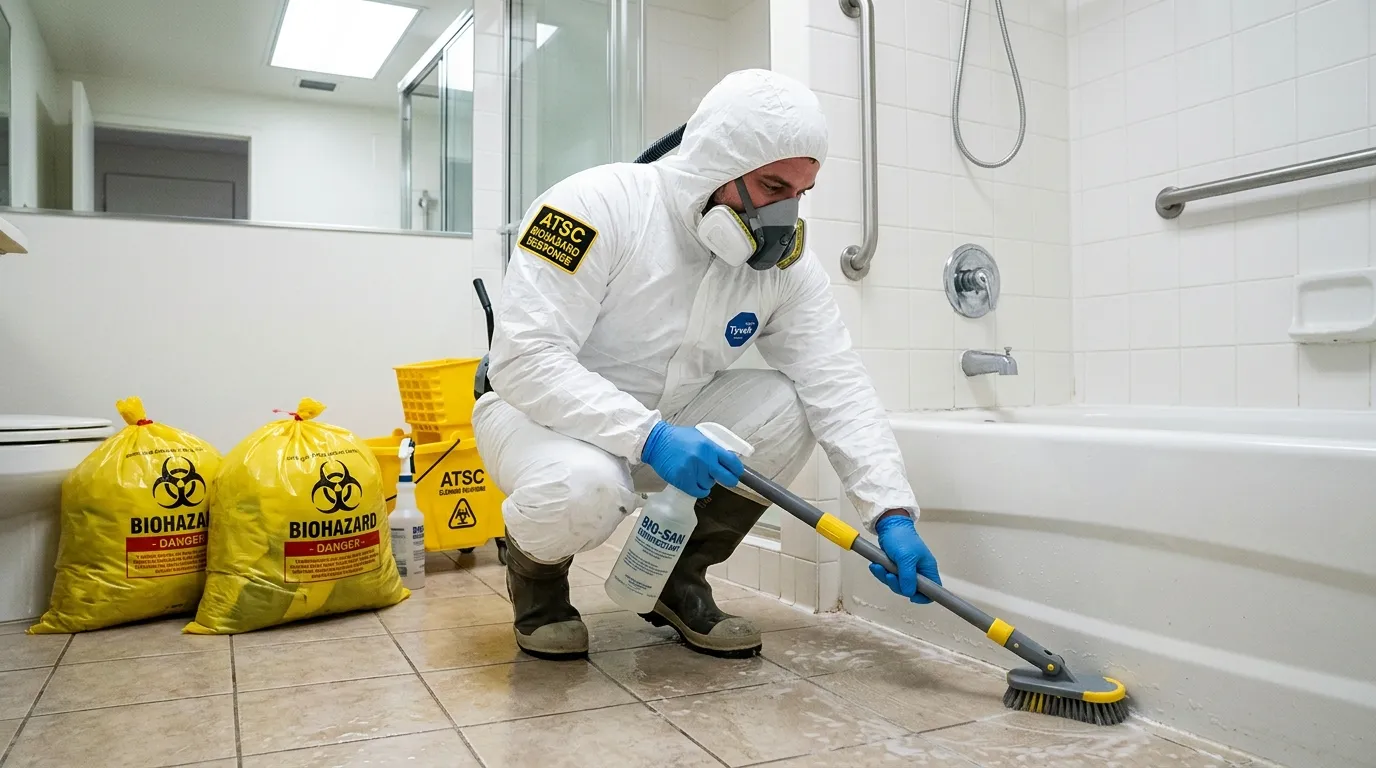 Decontamination equipment deployed for Blood Cleanup in Vermilion-on-the-Lake